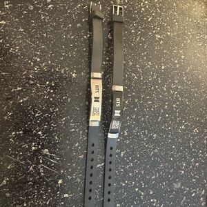 Black silicon stainless steel Bracelet for Men NWT